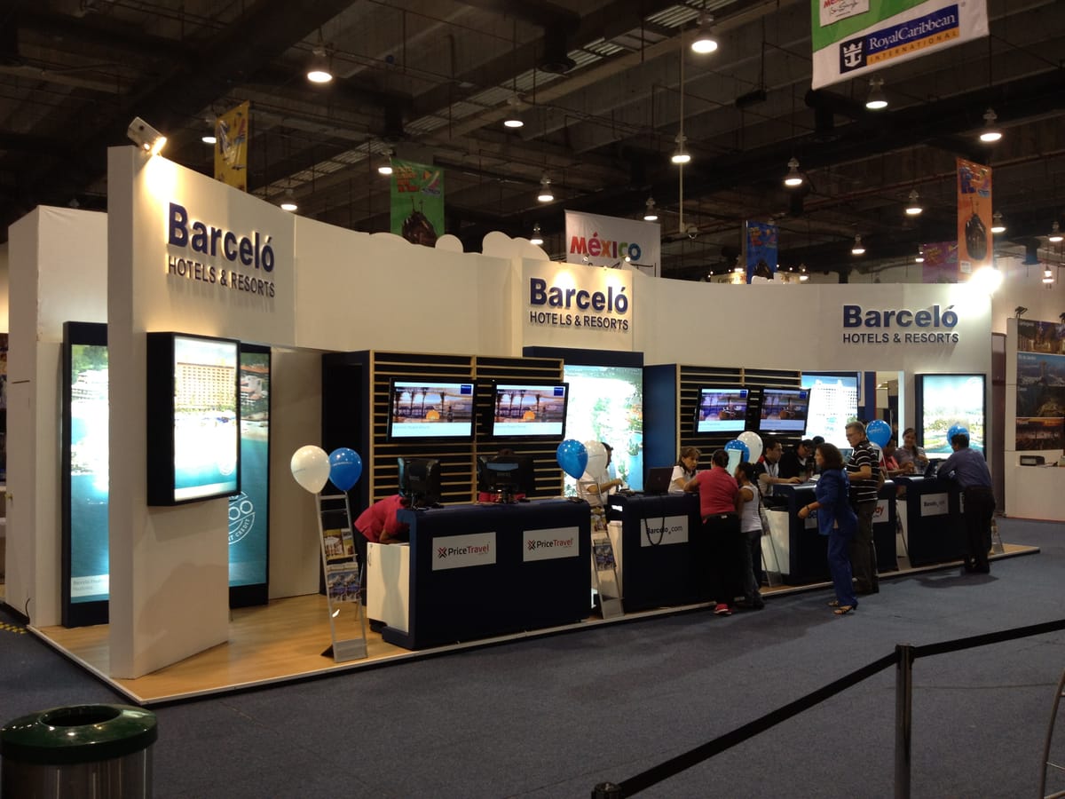Stand de Barceló Hotel Group en exposición