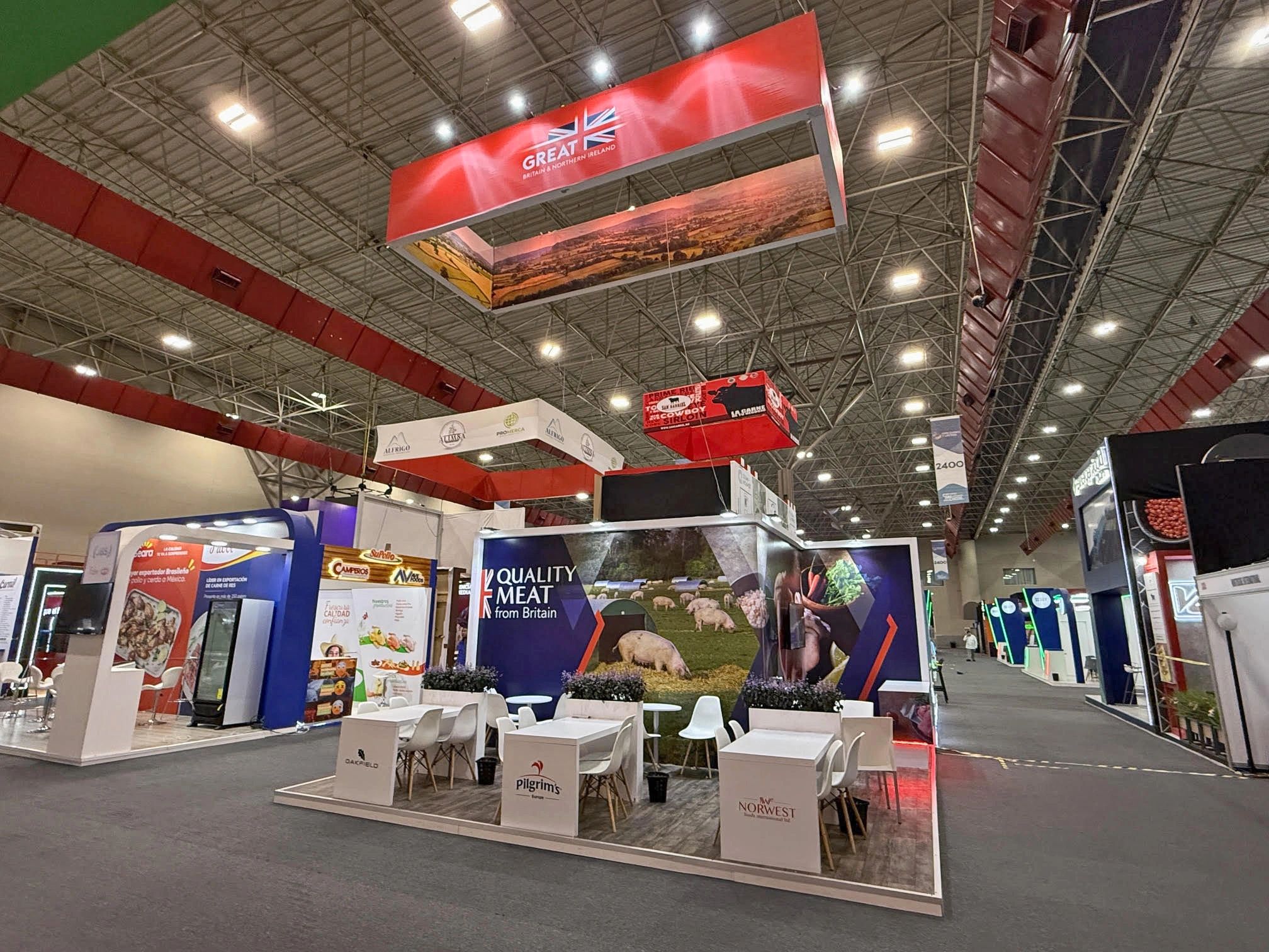 Stand de AHDB en Expo Carnes Monterrey 2025
